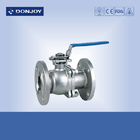 Aluminum Pnuematic Flange ball valve Stainless steel CF8M/CF8 ANSI/ASME
