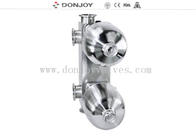 stainless steel 316L Multiport Diaphragm Valve with Plastic Hand Wheels for pure water process