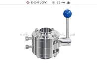 DN25 Sanitary Mixproof Butterfly Valves For Home Brewing