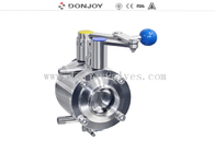 DN25 Sanitary Mixproof Butterfly Valves For Home Brewing