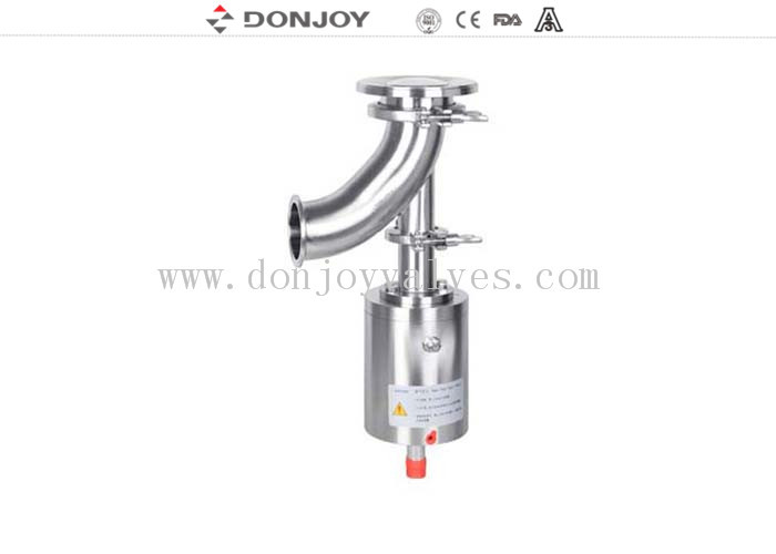 Pneumatic Elbow Single Acting SS316 Flanged Control Valve