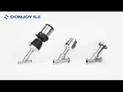 Valvola di sedile a sfera di regolazione del fluido con attuatore in acciaio inossidabile