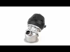 316L Valvola di diaframma sanitario pneumatica o manuale del fondo del serbatoio 1' - 4'