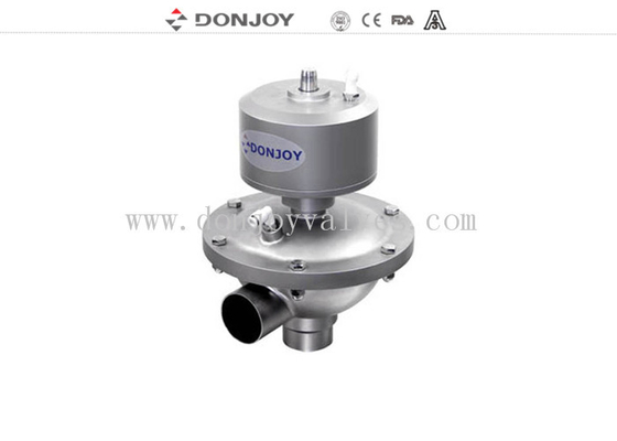 Hygienic 12 bar inlet Constant Pressure Safety Valve SS304 stainless steel weld ends