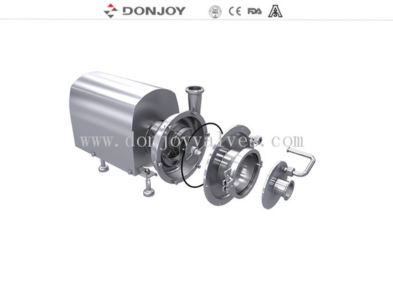 Sanitary SS316l Self Priming Centrifugal Pumps For CIP Process