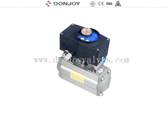 Aluminum  actuator with Intelligent C TOP-1561 control unit to feedback PLC